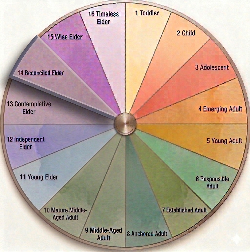 Reconciled Elder life stage illustration